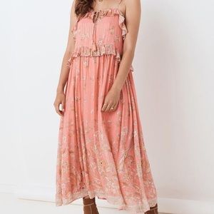Spell Hendrix Strappy Maxi Dress XS NWT